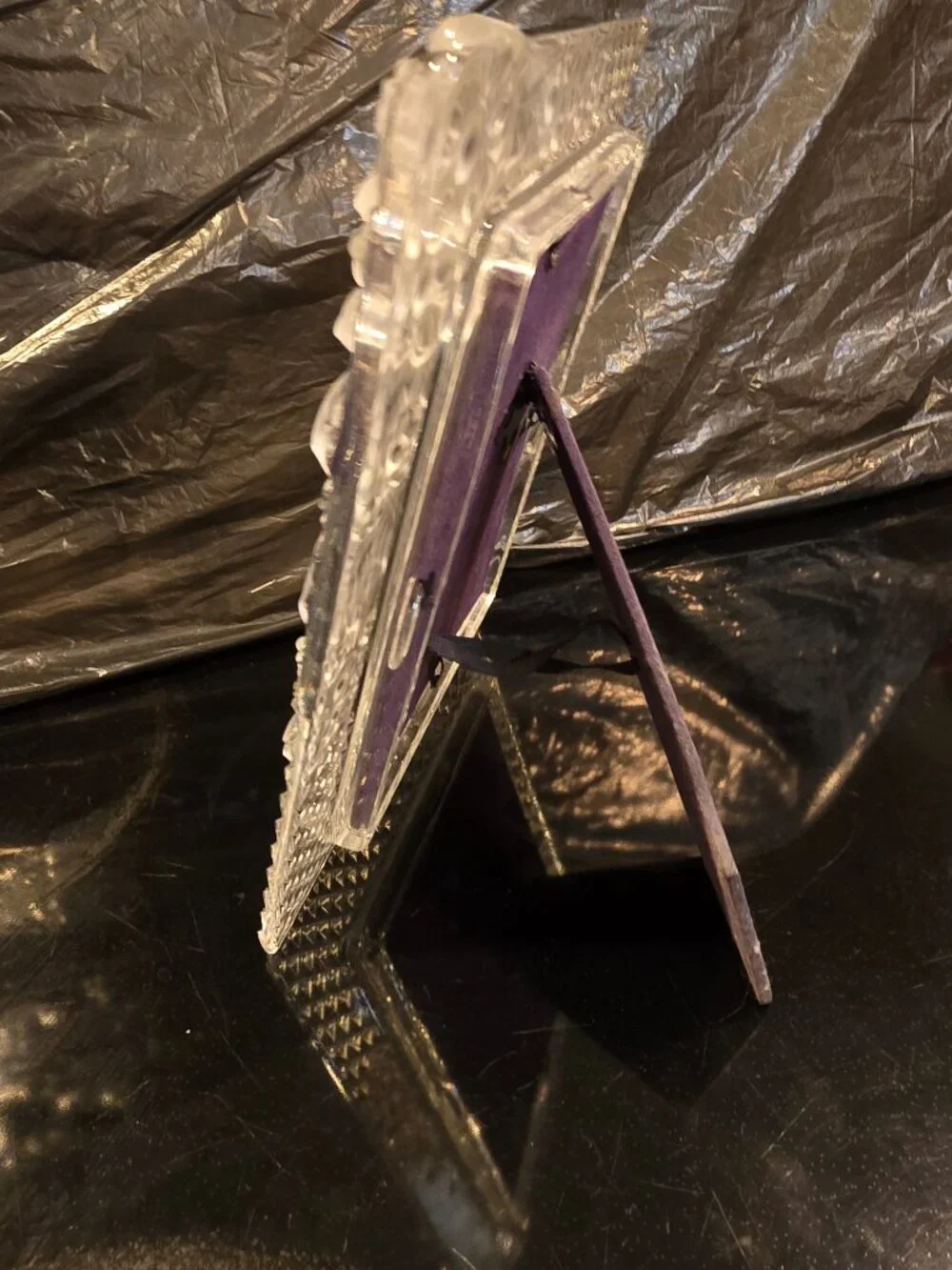 Mikasa Crystal Picture Frame 7.5